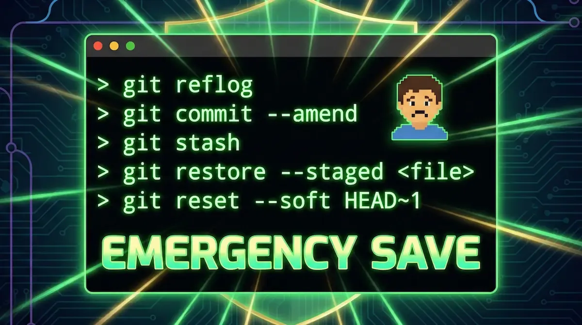 5 Comandos de Git para Salvarte la Vida (y tu empleo)